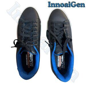 Skechers Verloma Bening Black Sneakers Men's 10.5 NWB